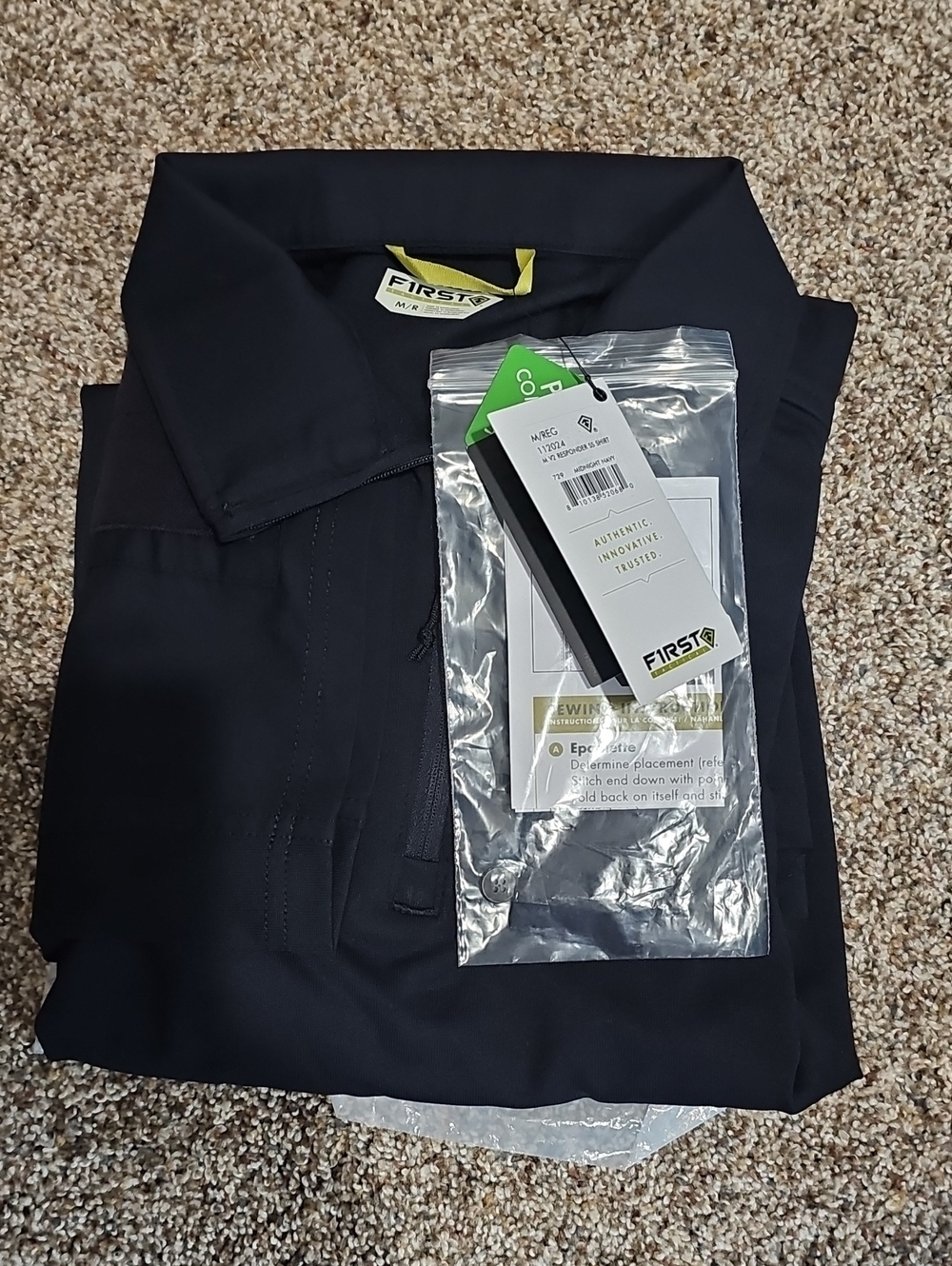 FIRST Tactical Men’s Navy Polo Shirt
